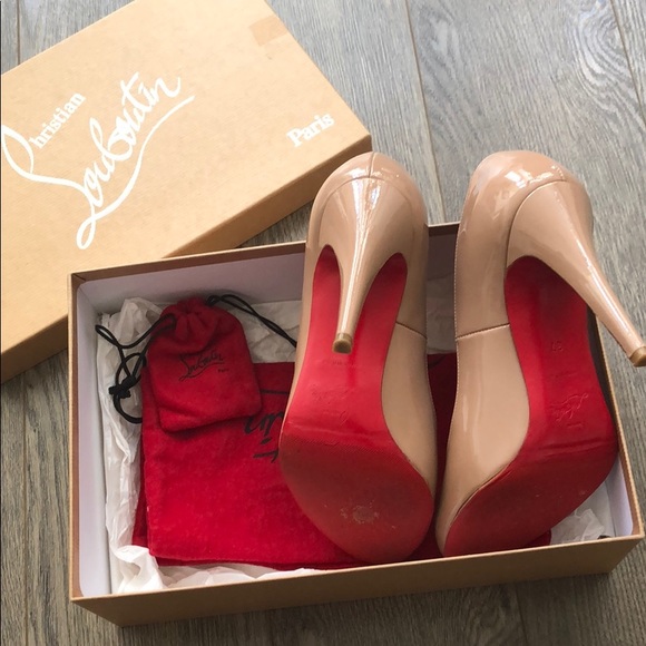 Christian louboutin Ron Ron 100 in Bone (nude) - Picture 2 of 5